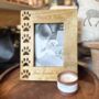 Personalised Paw Print Photo Frame, thumbnail 1 of 2