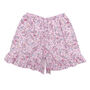 Girls Pink Cosmic Cotton Pyjama Short Set Moon And Star, thumbnail 6 of 8