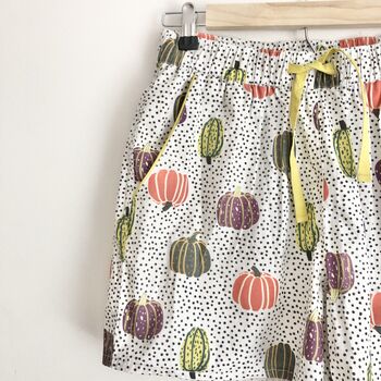 Pumpkin Print 100% Cotton Pj Shorts, 3 of 5