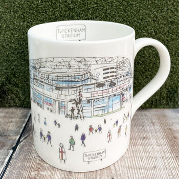Twickenham English Rugby Stadium Mug, 2 of 6