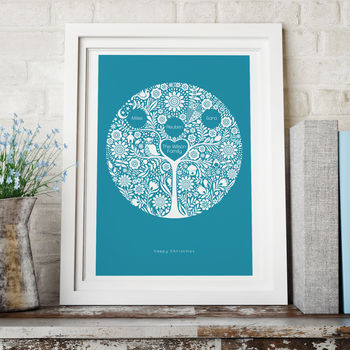Personalised Family Tree Print, 3 of 9