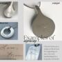 Silver Teardrop Necklace Gift For Wife, thumbnail 6 of 7