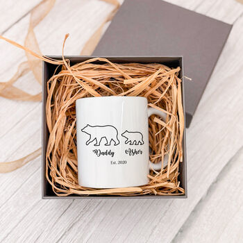 Personalised Daddy Bear Mug Gift Box, 2 of 7