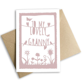Personalised Granny/Grandma/Nan/Nanny Birthday Card, 4 of 6