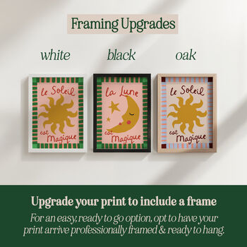 Sun And Moon Nursery Print Set, 9 of 10