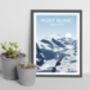 Mont Blanc Alpine Peak Art Print, thumbnail 2 of 3