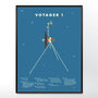 Voyager One Space Poster, thumbnail 3 of 6