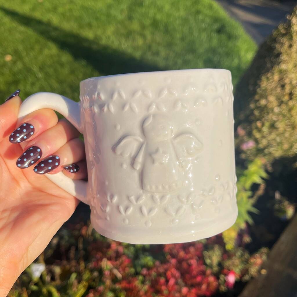 Christmas Angel Ceramic Mug, 1 of 4