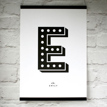 Circus Letter Initial Print, 3 of 5