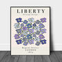 Liberty Blue Pansy Print, thumbnail 1 of 3