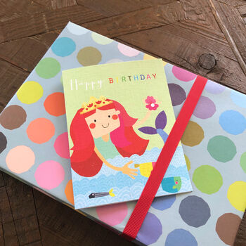 Mini Little Mermaid Birthday Card, 4 of 5