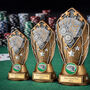 Personalised Poker Trophy Award – Cards And Chips Design, thumbnail 2 of 2