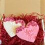 Personalised Heart Biscuit Letterbox Gift – Vanilla Iced Biscuits With Love Sprinkles, thumbnail 5 of 5
