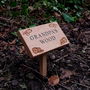 Personalised Engraved Oak Plaque With Stake, thumbnail 1 of 4