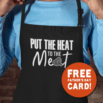 BBQ Apron Gift Set For Him Dad Birthday Fathers Day, 3 of 8