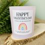 Personalised Lgbtq Rainbow Valentines Candle Gift, thumbnail 2 of 11