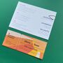 Fun Colourful Wedding Invitation, thumbnail 3 of 8