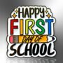 Happy First Day Of School Enamel Pin Badge, Gifts For Primary School Teachers, Back To School Gift For Kids, thumbnail 3 of 8