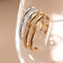 Solid Silver Or Gold Vermeil Handmade Laura Hoops, thumbnail 2 of 6