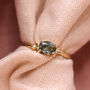 'Powerful' Montana Sapphire Diamond Ring, thumbnail 2 of 5