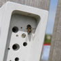 Charcoal Concrete Planter With Bee Hotel Beepot, thumbnail 6 of 11