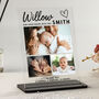 Personalised New Baby Multi Photo Acrylic Plaque, thumbnail 1 of 3