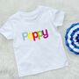 Personalised Multicoloured Kids T Shirt, thumbnail 3 of 5