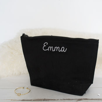 Personalised Glitter Starsign Make Up Pouch, 3 of 3
