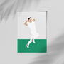 Jimmy Anderson England Cricket Poster, thumbnail 3 of 4