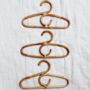 Curved Baby And Kids Rattan Hanger Set Of Three, thumbnail 1 of 6