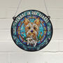 Yorkshire Terrier Memorial Suncatcher, thumbnail 1 of 6