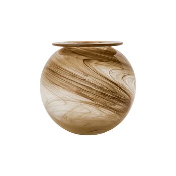 Emba Handmade Swirl Globe Vase, 2 of 3