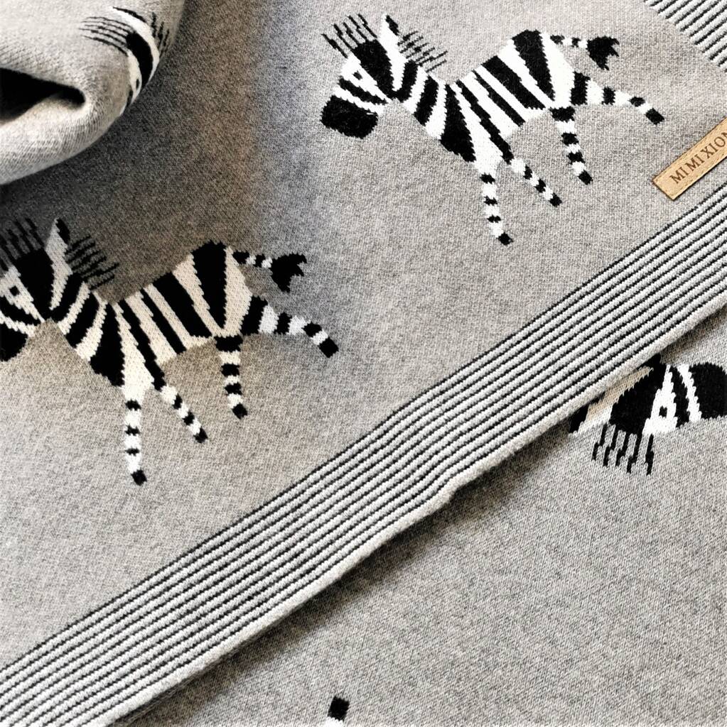 Zebra Baby Blanket By Bubba Club UK