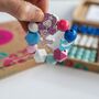 Personalised Mermaid Wooden Bead Making Kit, thumbnail 4 of 6