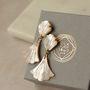 Mermaid Pearl Statement Art Deco Earrings, thumbnail 5 of 11