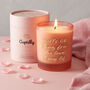 Smells Like A Hug Message Scented Candle Gift For Her, thumbnail 1 of 4