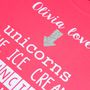 My Favourite Things Personalised Childrens T Shirt, thumbnail 4 of 4