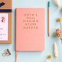 'Making Stuff Happen' Personalised Planning Notebook, thumbnail 11 of 12