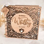 Luxury Personalised Wooden Wedding Card, thumbnail 4 of 4