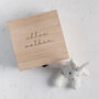 Personalised Baby Milestone Blanket Box, thumbnail 5 of 6