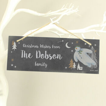 Personalised The Snowman Magical Adventure Sign, 2 of 3