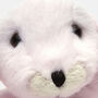 Mini Baby Pink Bunny Soft Toy, From Birth, Gift Boxed, thumbnail 5 of 9