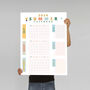 Large 2024 Summer Bucket List Wall Planner, thumbnail 3 of 11