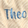 Personalised Teddy Bear Comforter With Ribbons, thumbnail 2 of 6