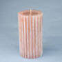 G Decor Scented Grooved Blossom Pillar Candle, thumbnail 5 of 7