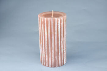 G Decor Scented Grooved Blossom Pillar Candle, 5 of 7