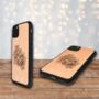 Floral Bee Wooden Phone Case iPhone Samsung Google, thumbnail 4 of 7