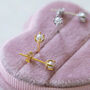 Tiny Pearl Stud Earrings, thumbnail 6 of 9