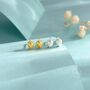 Pine Cone Stud Earrings In Sterling Silver, thumbnail 2 of 12