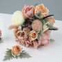 Blush Pink And Peach Bridal Artificial Flower Bouquet, thumbnail 10 of 12
